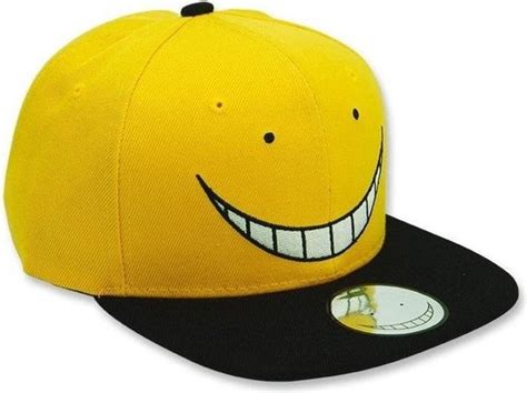 Assassination Classroom Snapback Cap Black And Yellow Koro