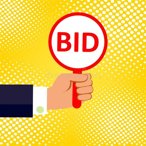 Bid Cartoon Stock Illustrations – 997 Bid Cartoon Stock Illustrations ...