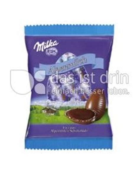 Milka Ostereier Alpenmilch 530 0 Kalorien Kcal Und Inhaltsstoffe