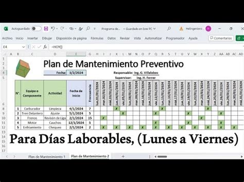 Cómo Elaborar Una Plantilla Para Programación Semanal de Actividades