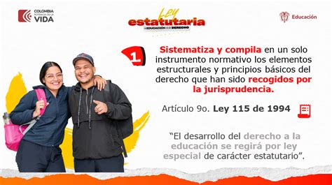 Ley Estatutaria 2023 Ministerio De Educación Nacional