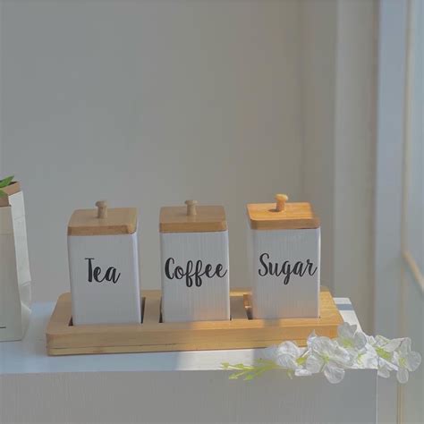 Jual Prima Shabby Tempat Toples Wadah Kopi Gula Garam Teh Coffee Hiasan