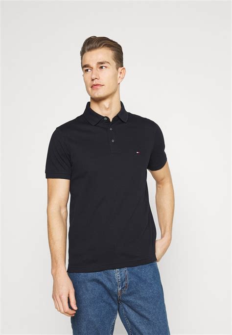 Tommy Hilfiger Slim Polo Desert Sky Bleu Marine Zalando Fr