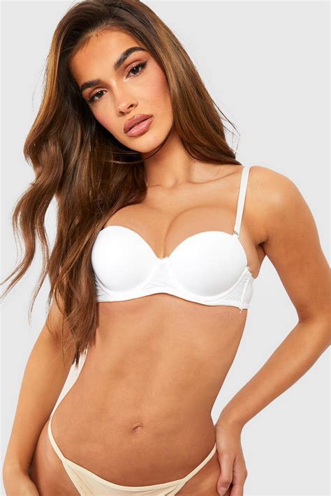 Women S Super Push Up Strapless Bra Boohoo Uk