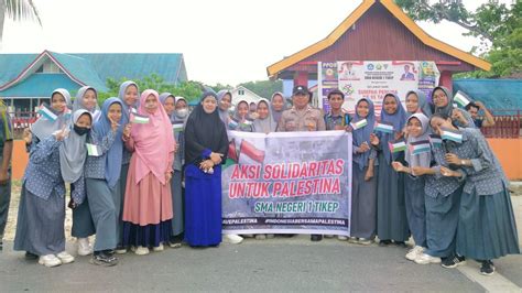 Pelajar Sma Negeri Tikep Galang Donasi Untuk Palestina