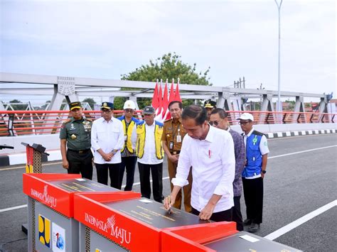 Peresmian Jembatan Cisadane Oleh Presiden Jokowi Lensa Banten