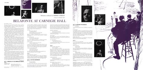 Harry Belafonte At Carnegie Hall The Complete Concert G Vinyl Lp