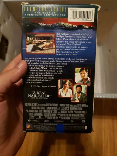 LAKE PLACID VHS 2000 Bill Pullman Bridget Fonda Oliver Platt By