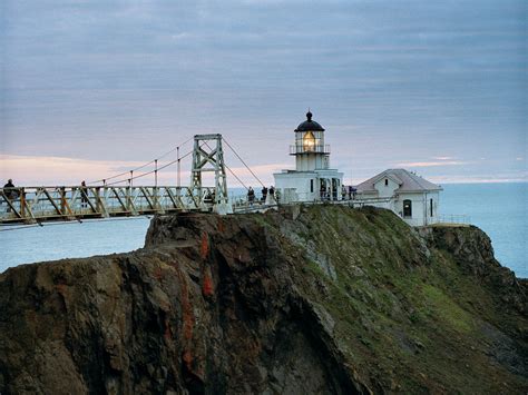 Experience Point Bonita Lighthouse after dark