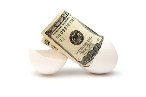 One Hundred Dollars Egg Shell White Stock Photos Free Royalty Free