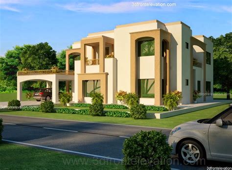 Kanal Lahore Pakistani House Design Landscaping Dimentia D