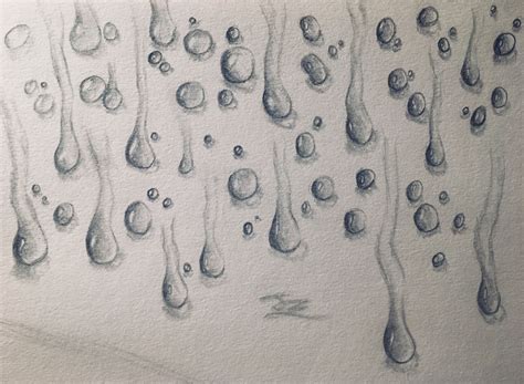 Rain Drops Drawing Np