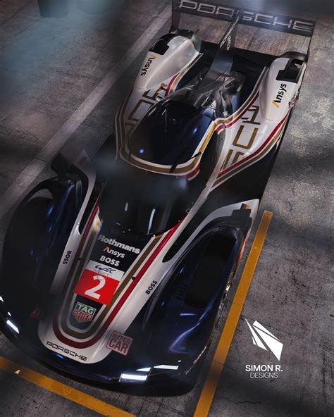 Porsche Rothmans LMDH Concept Livery :: Behance