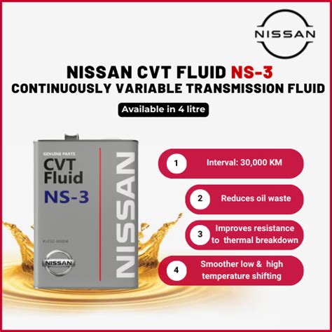 Nissan Cvt Fluid Ns L Minyak Cvt Ns Suitable For Nissan Serena