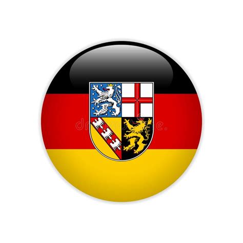 Flag of Saarland stock vector. Illustration of lower - 118149463