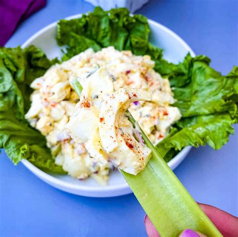 Easy Keto Low Carb Egg Salad {video}