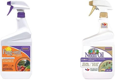 Bonide Fung Onil Multi Purpose Fungicide 32 Oz And Captain Jacks Neem Oil 32 Oz