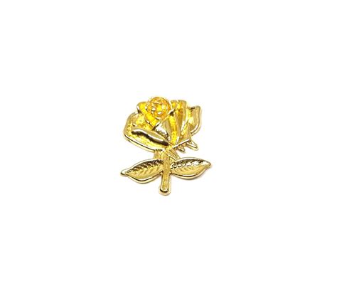 Gold Rose Pin Finox