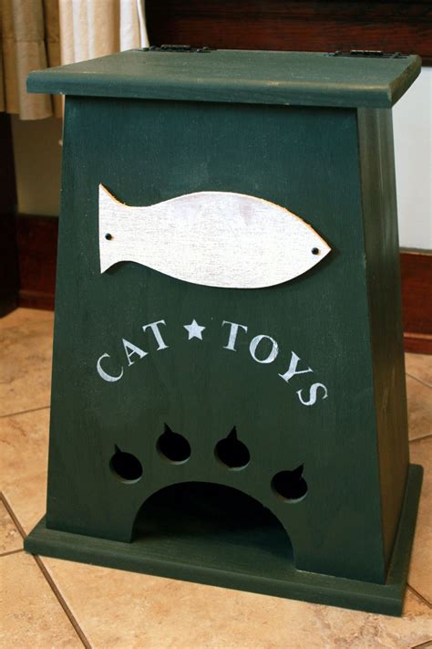 Cat Toy Box Etsy