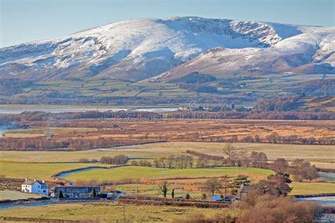 Duddon Estuary With Black Coombe Stock Image Image Of Fell Duddon