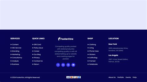 Footerxtra Bootstrap 5 Footer Area Template By Themesstudio Codecanyon