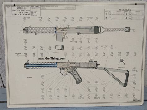 Sterling Sub-Machine Gun Diagrams / Handbook / Images - ANH BlasTech ...