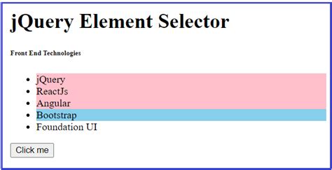 Jquery Class Selector With Examples Dot Net Tutorials