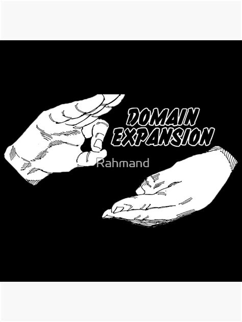 "Hakari Kinji Domain Expansion Hand" Art Print for Sale by Rahmand ...