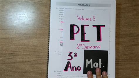 Corre O Pet Volume Semana Ano Matem Tica Youtube