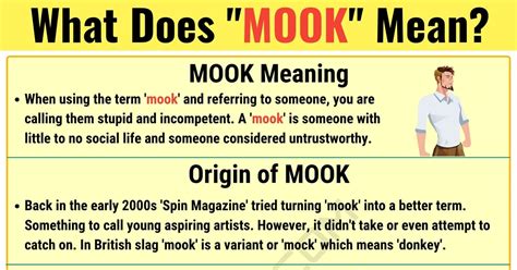 Mook Meaning: What Does Mook Mean? • 7ESL