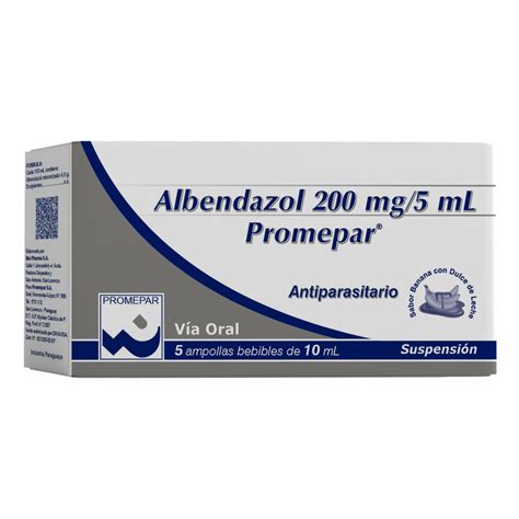 Albendazol Mg Ml Suspensi N X Ml