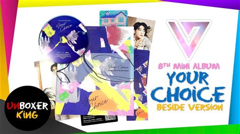 SEVENTEEN 세븐틴 YOUR CHOICE BESIDE VERSION KPOP ALBUM UNBOXING