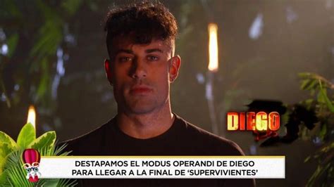 Diego Supervivientes Sale A La Luz Su Estrategia Secreta Para El Reality Telecinco