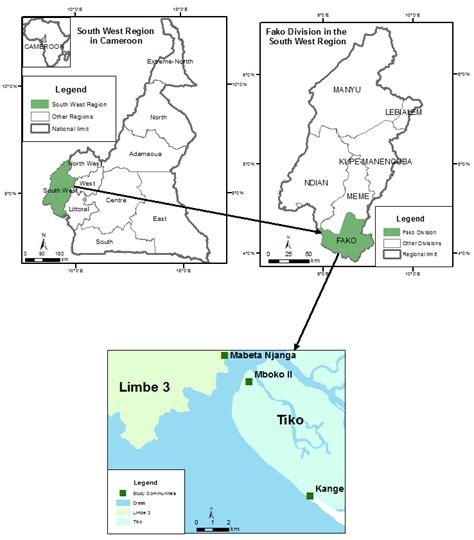 Land Use Map Of Limbe Iii Council Download Scientific Diagram