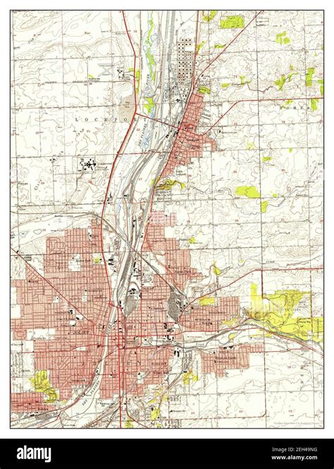 Joliet Map Hi Res Stock Photography And Images Alamy