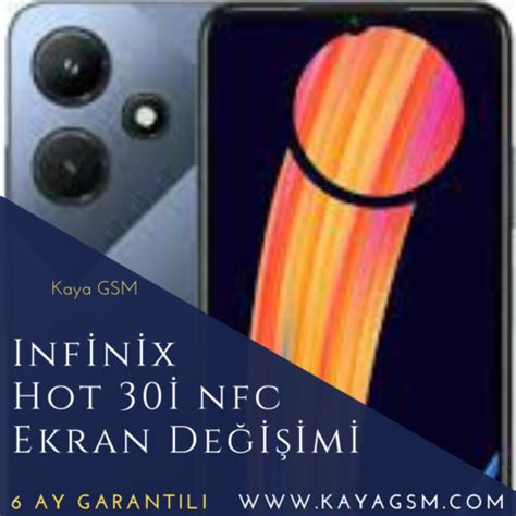Infinix Hot I Nfc Ekran De I Imi Acil Cep Tamiri Kaya Gsm