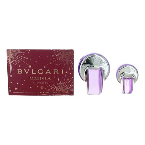 Bvlgari Omnia Amethyste Perfume Ladies T Set 22 And 05 Oz Edt Spray