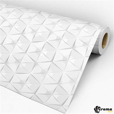 Papel De Parede Autoadesivo 3d 48 Croma Decor