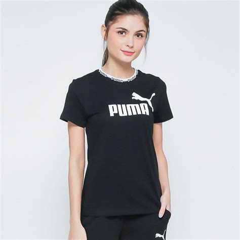 Jual Puma Women Amplified Graphic Tee 585902 01 Black M Di Seller