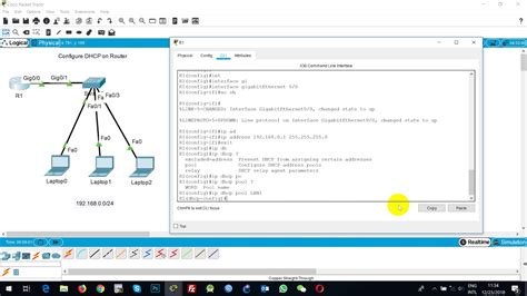 How To Configure Dhcp On Cisco Router In Cisco Packet Tracer Nbkomputer