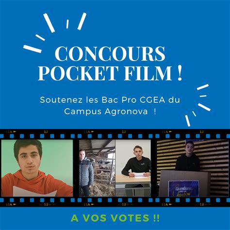 Concours Pocket Film Campus Agronova