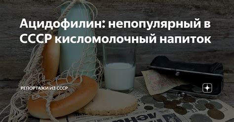 Ацидофилин: непопулярный в СССР кисломолочный напиток | Репортажи из ...