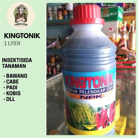 Jual INSEKTISIDA KINGTONIK 1 LITER PESTISIDA OBAT PUPUK CAIR TANAMAN