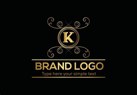 Initial Letter Luxury Logo Template In Vector Art Vector Art