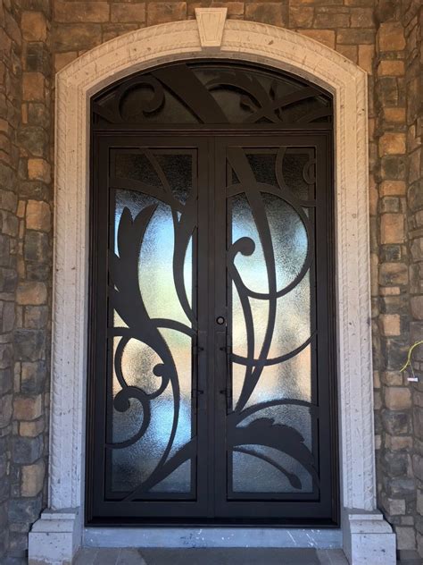 Contemporary Wrought Iron Doors