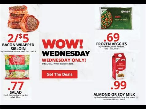 Hy Vee WOW Wednesday Super Hot Deals Coupons 08 10 2022 08 16 2022