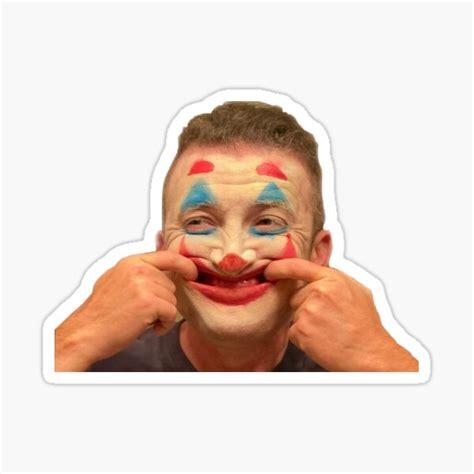 Michael Malice Joker Smile Sticker For Sale By Libertyandlove Redbubble