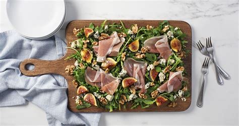 Serving Board Salad With Prosciutto Mastro® San Daniele® Charcuterie