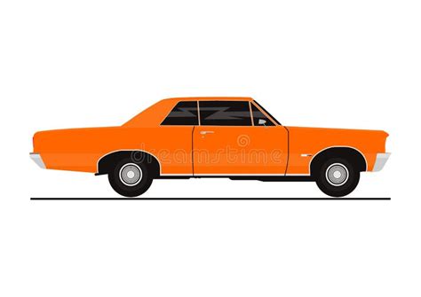 Retro coupe car. stock vector. Illustration of nostalgia - 115475227