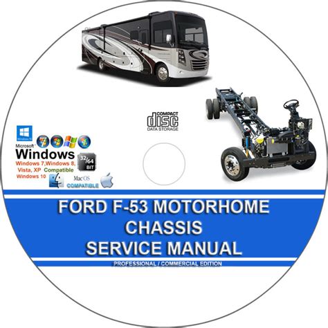 Ford F 53 Motorhome Chassis 2022 Factory Workshop Service Repair Manual Wiring Diagrams F53 F